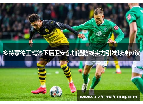 多特蒙德正式签下后卫安东加强防线实力引发球迷热议